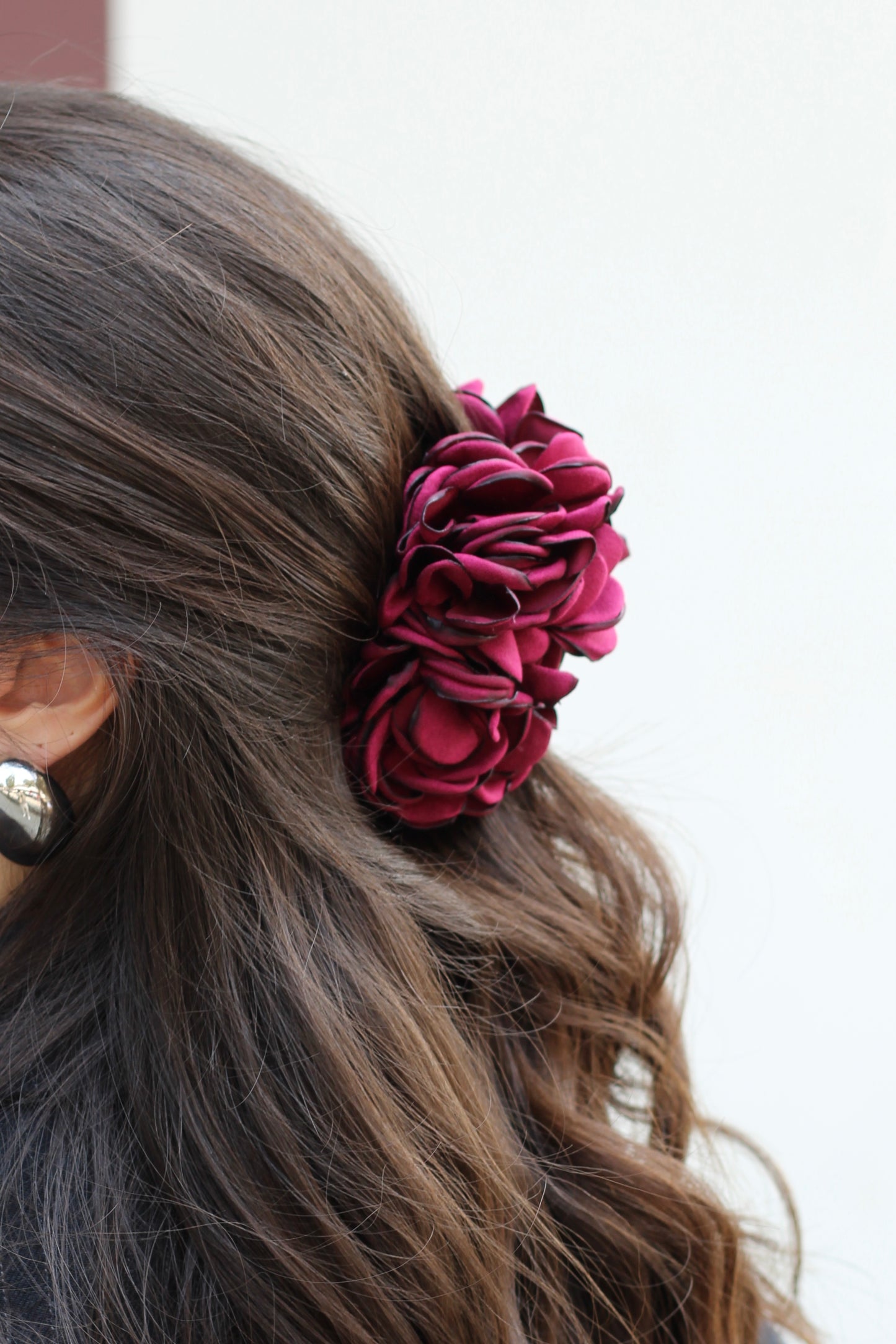 Mola de Cabelo Rosie | Burgundy