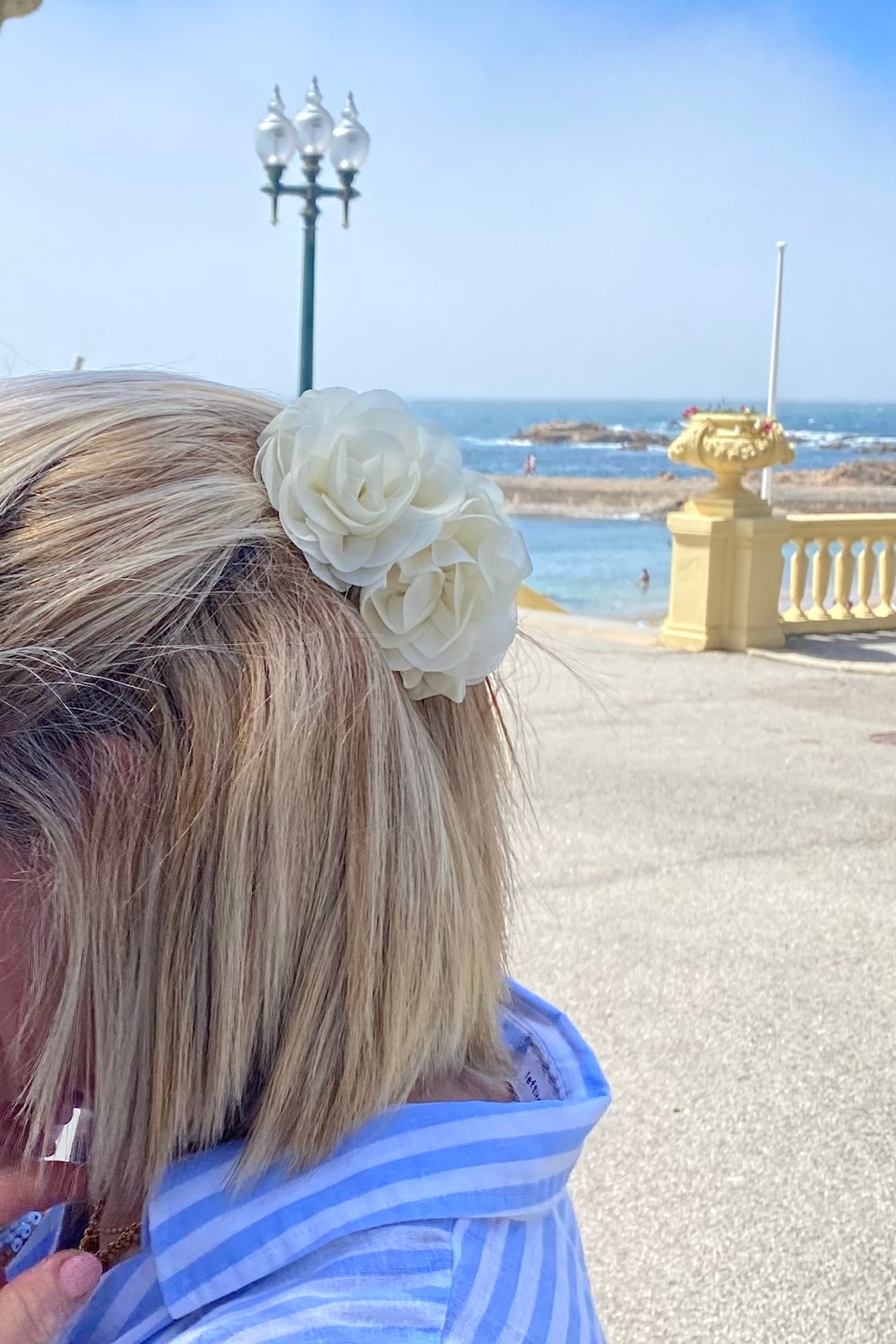 Mola de Cabelo Blossom | Off White