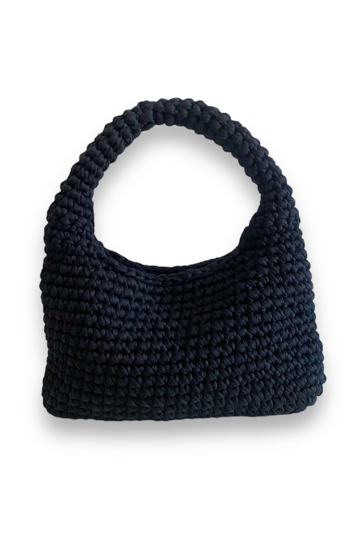 Moon Crochet Bag | Black