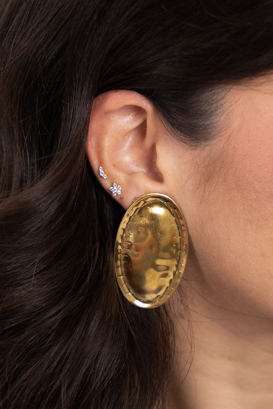 Brincos Glaze | Dourado