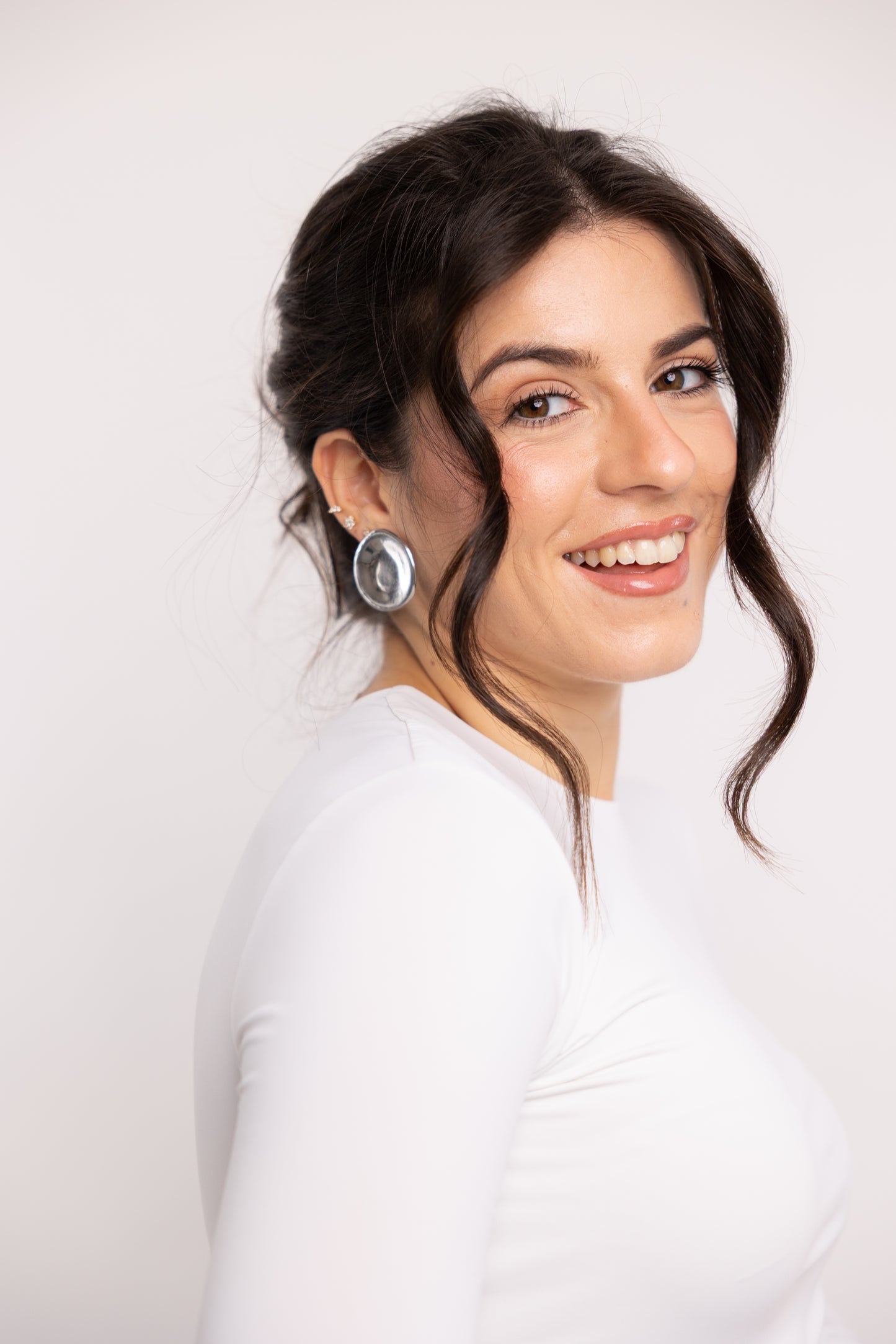 Brincos Circle | Prateado