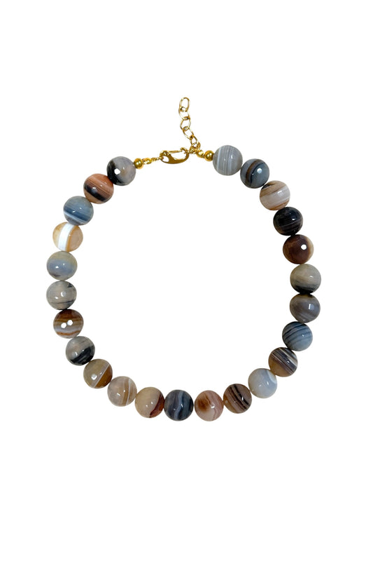 Colar Bubble Stone
